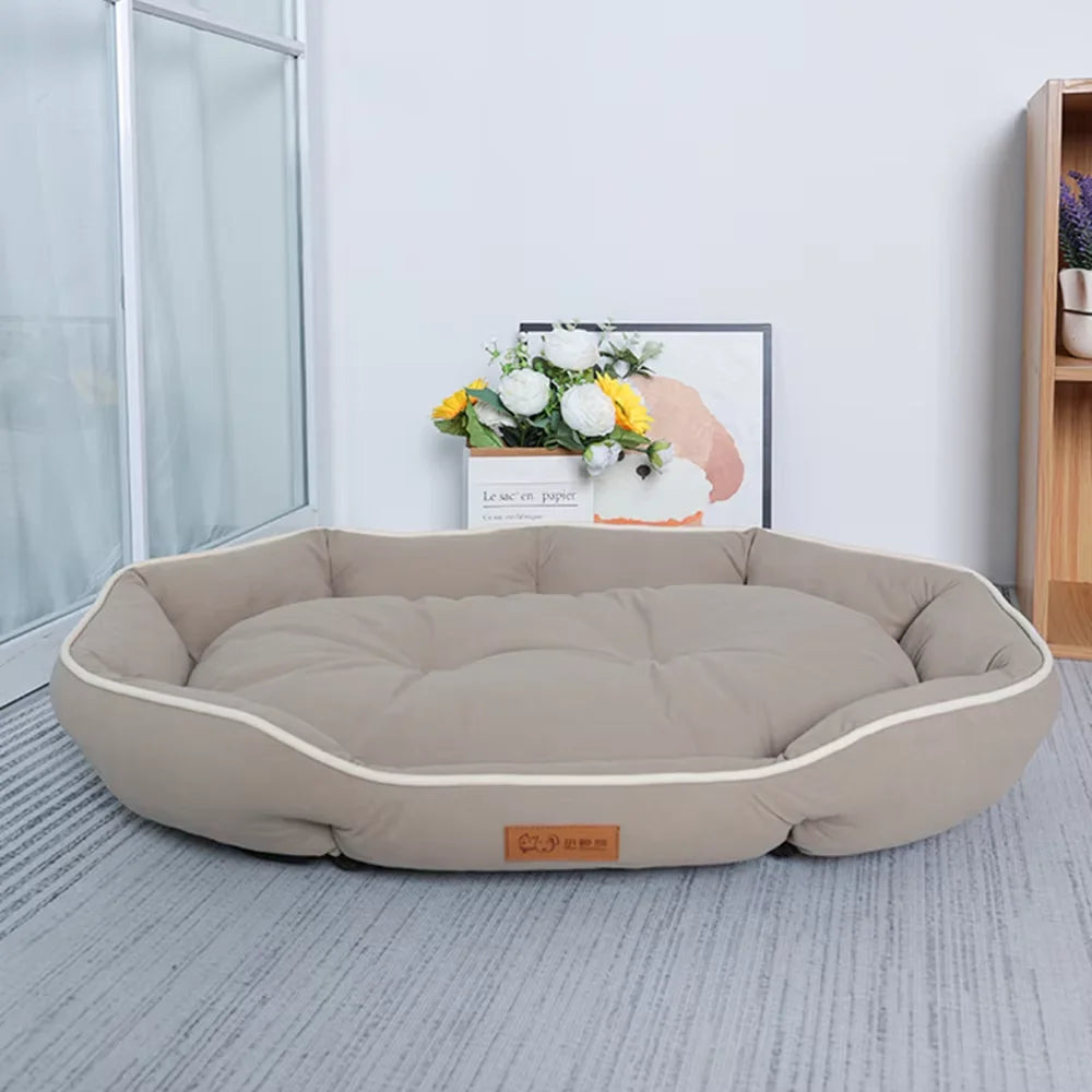 Luxury Orthopedic Pet Sofa - Spacious Modern Lounger