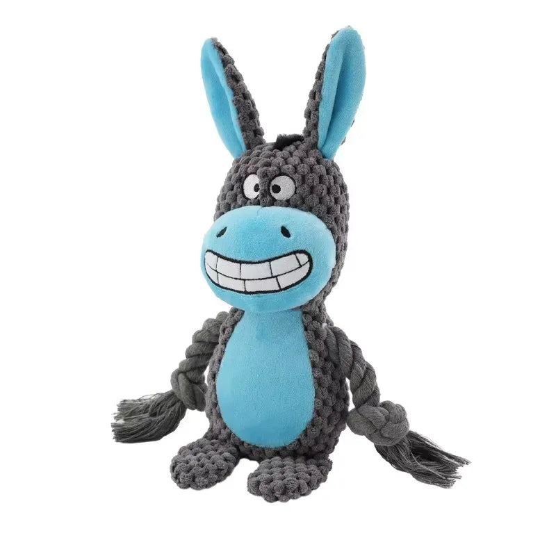 ToughChew Squeaky Plush Bone