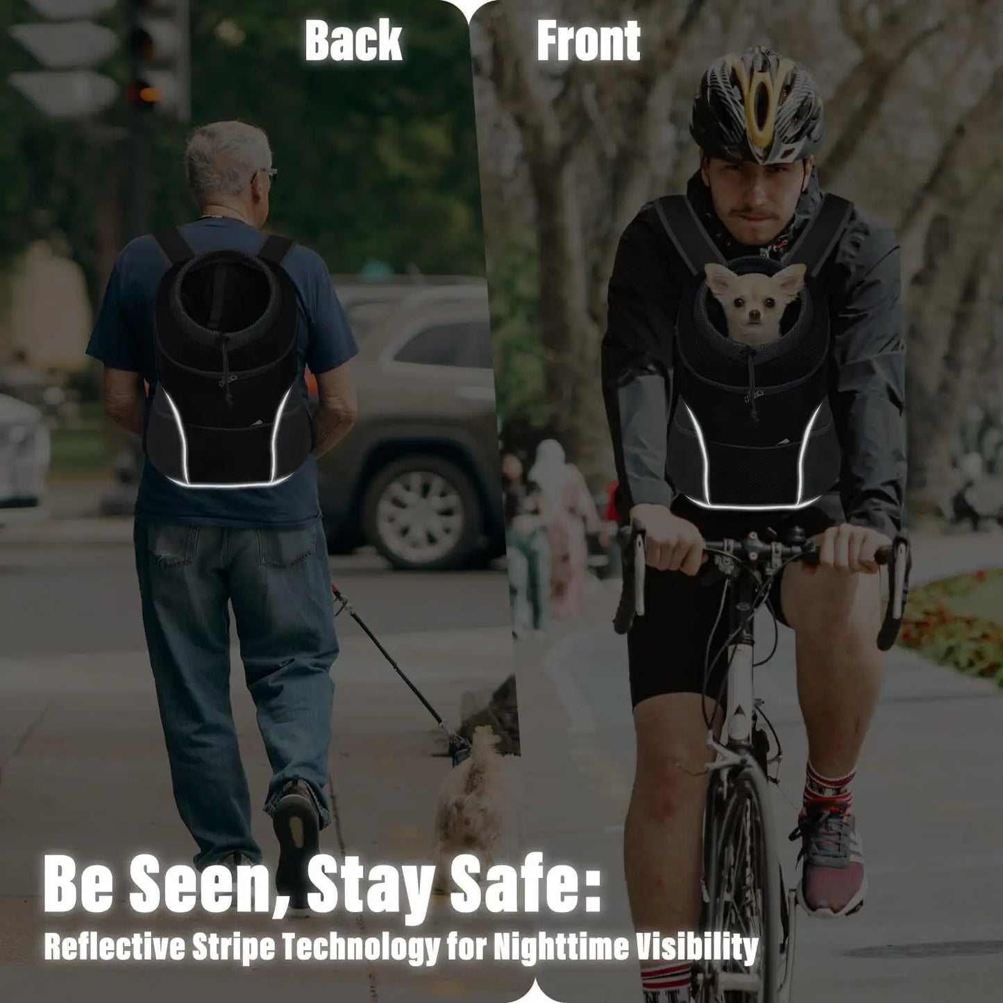 Minimalist Pet Travel Backpack - Breathable Mesh Design