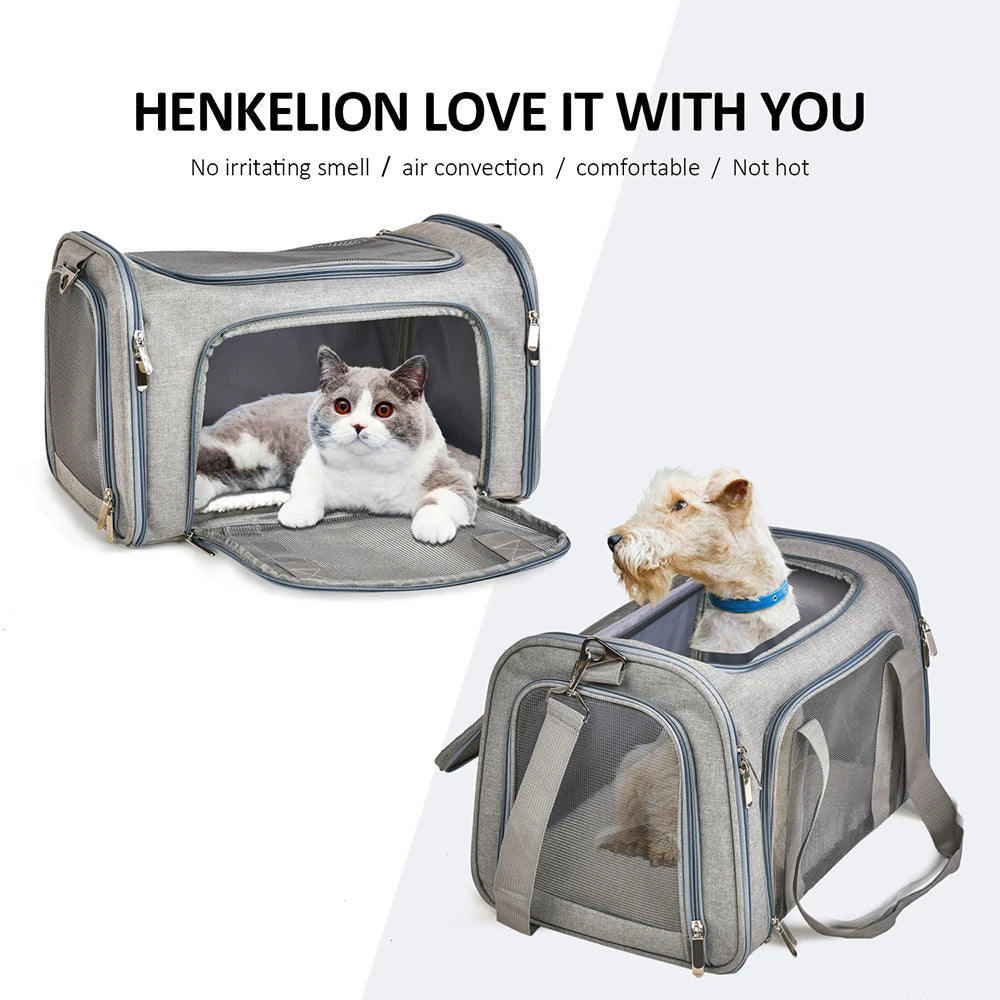 Airline-Approved Pet Carrier - Sleek & Soft-Sided