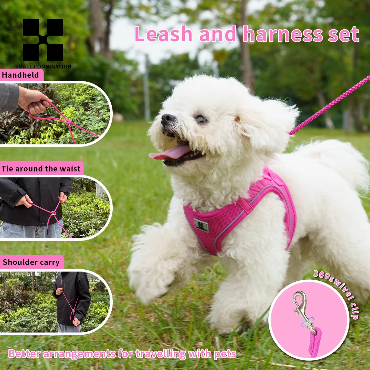 AirMesh Adjustable No-Pull Harness