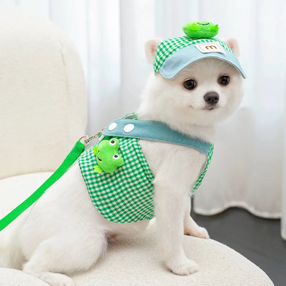 Whimsical Character Pet Harness Set - Soft & Secure