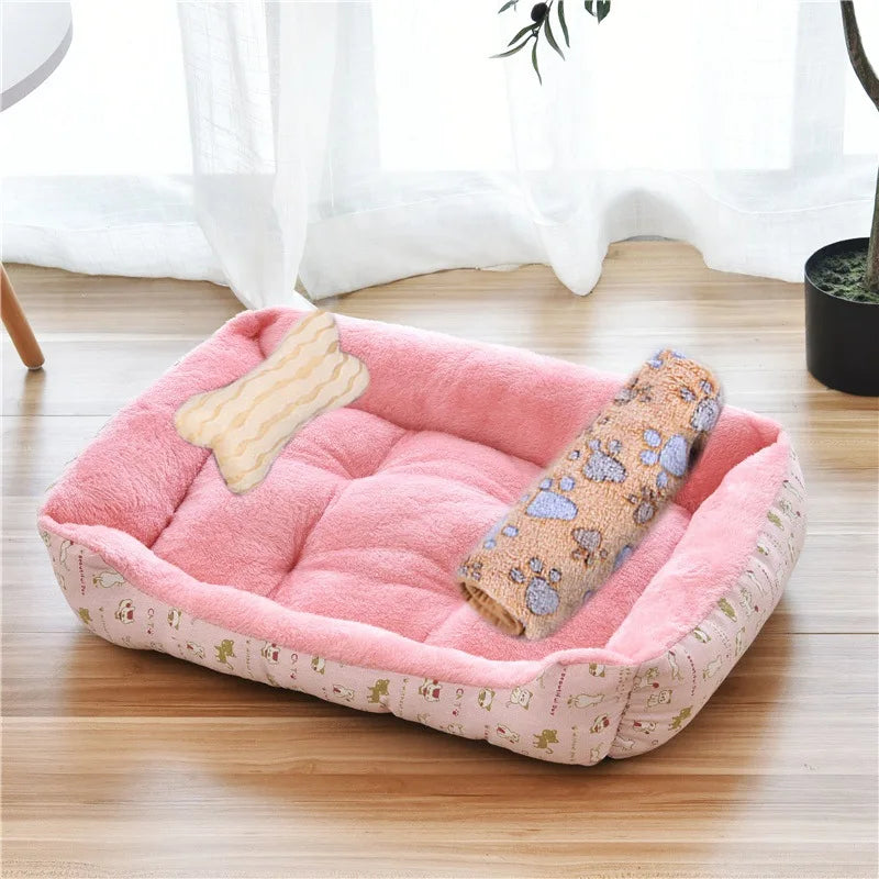 Modern Minimalist Square Pet Nest - Soft & Cozy