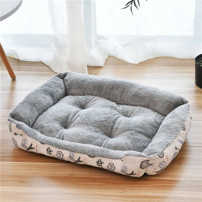 Modern Minimalist Square Pet Nest - Soft & Cozy