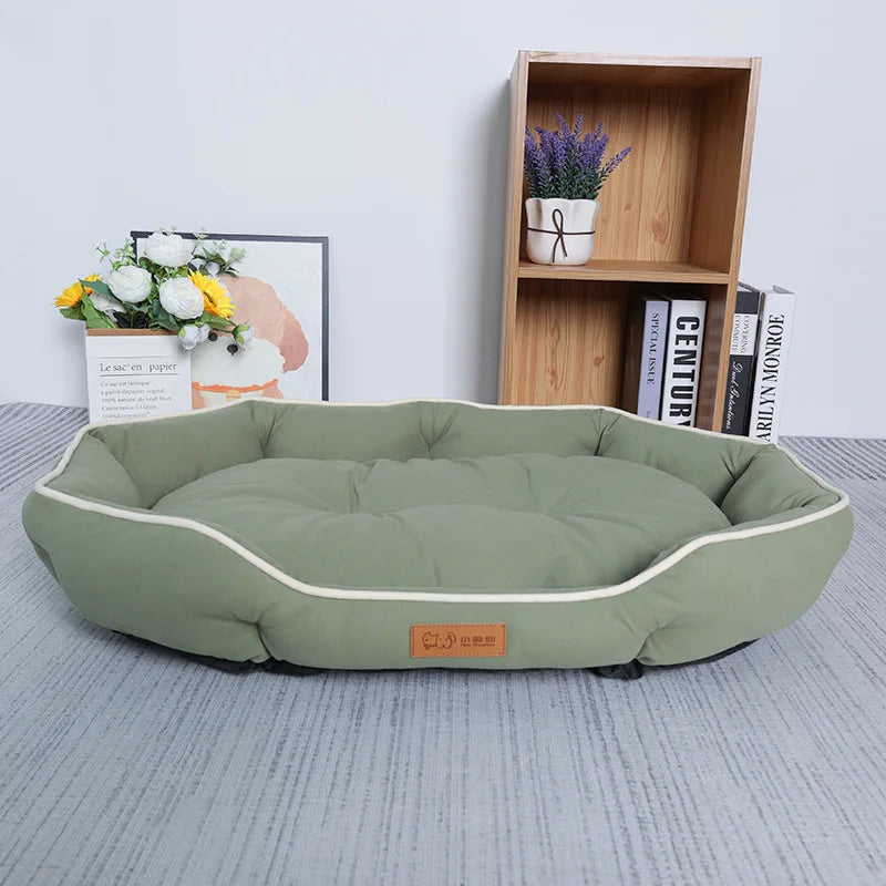 Luxury Orthopedic Pet Sofa - Spacious Modern Lounger