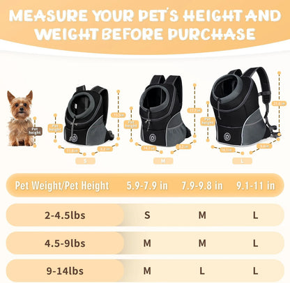 Minimalist Pet Travel Backpack - Breathable Mesh Design