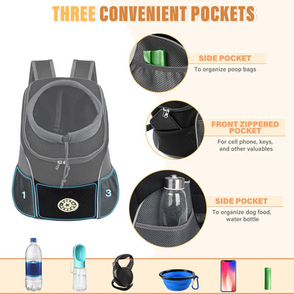 Minimalist Pet Travel Backpack - Breathable Mesh Design