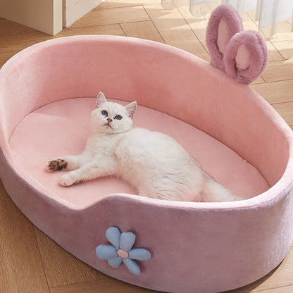 Cloud-Soft Detachable Pet Bed - Premium Washable