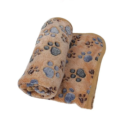FleecyPaws Cartoon Soft Pet Mat