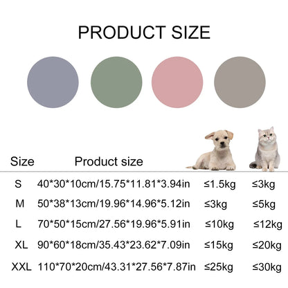 Luxury Orthopedic Pet Sofa - Spacious Modern Lounger