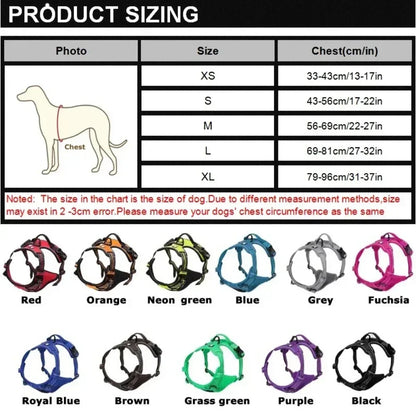Reflective Minimalist Pet Harness - Secure & Sleek