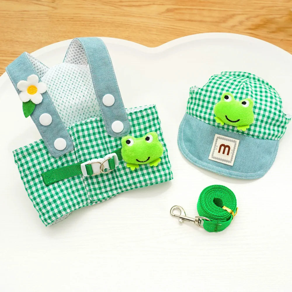 Whimsical Character Pet Harness Set - Soft & Secure