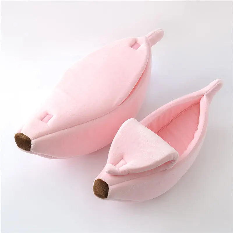 Creative Banana Pet Nest - Fun & Soft Cushion