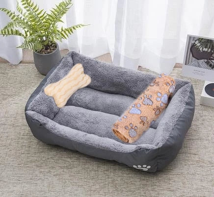 Modern Minimalist Square Pet Nest - Soft & Cozy