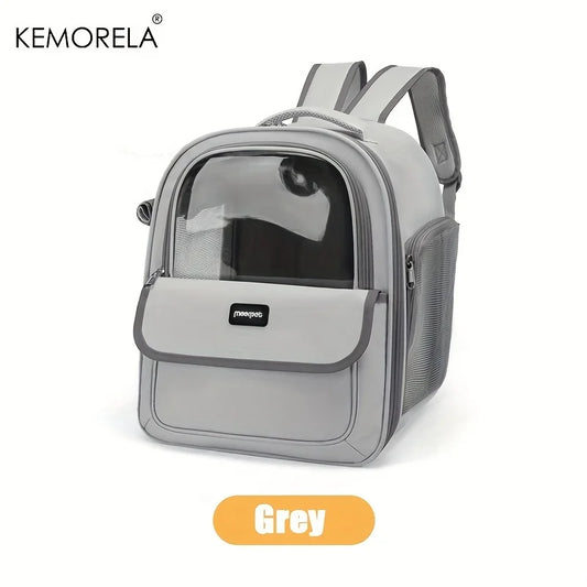 Spacious Foldable Pet Backpack - Durable Outdoor Carrier