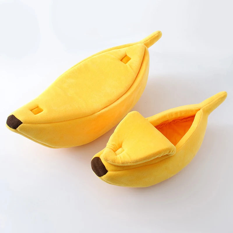 Creative Banana Pet Nest - Fun & Soft Cushion