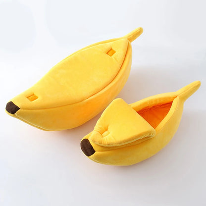 Creative Banana Pet Nest - Fun & Soft Cushion