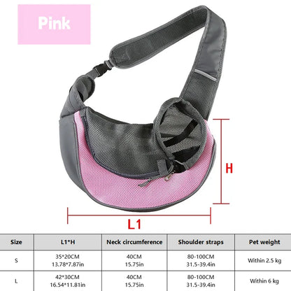 BreatheFree Mesh Dog Sling Bag