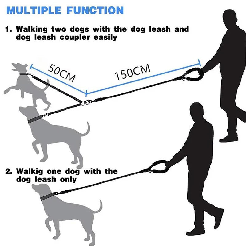 TwinPaws Double Dog Leash Coupler