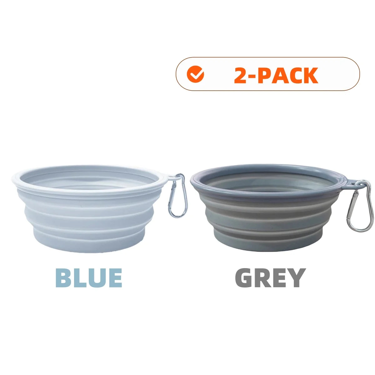 GoPack 2-Piece Collapsible Bowls