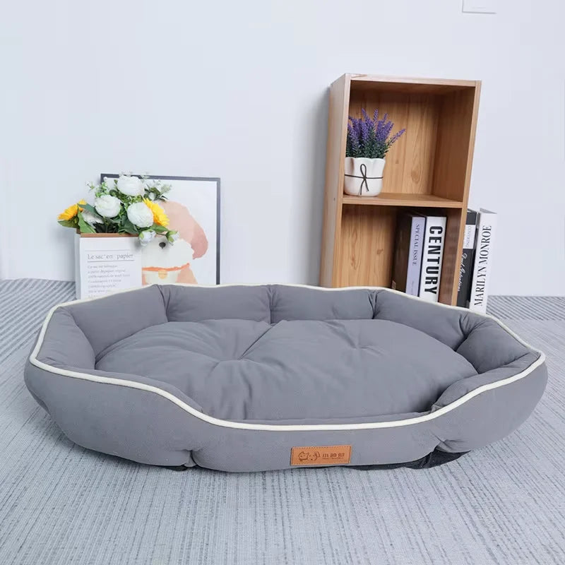 Luxury Orthopedic Pet Sofa - Spacious Modern Lounger