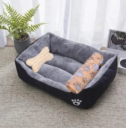 Modern Minimalist Square Pet Nest - Soft & Cozy