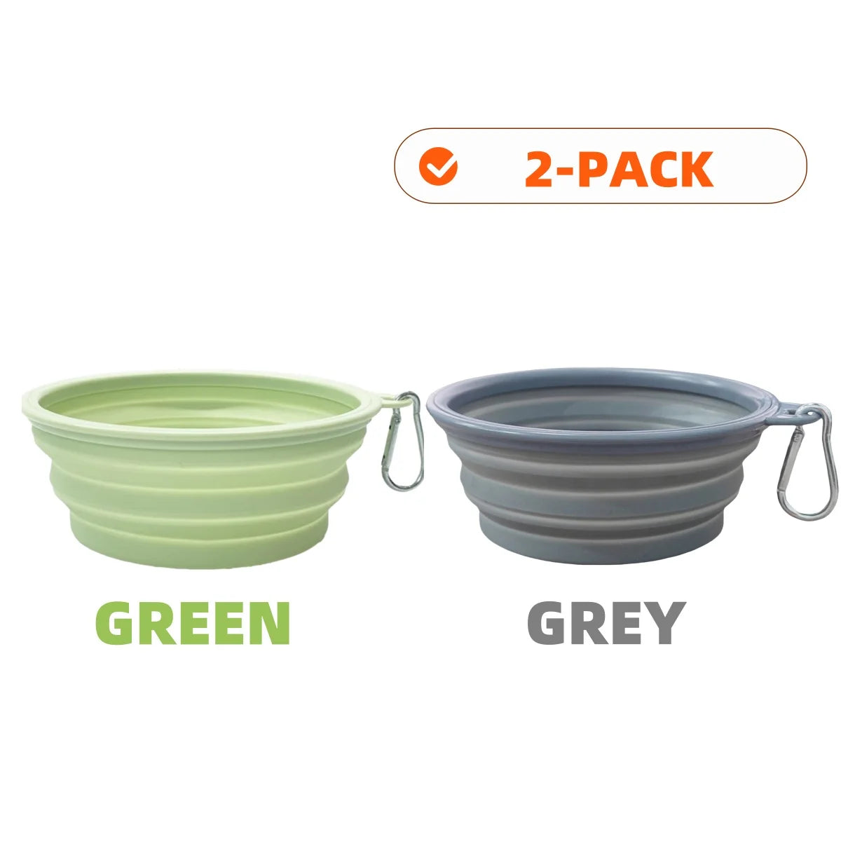GoPack 2-Piece Collapsible Bowls