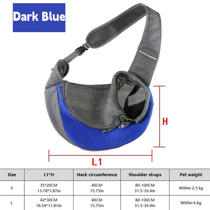 BreatheFree Mesh Dog Sling Bag