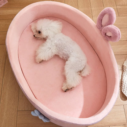Cloud-Soft Detachable Pet Bed - Premium Washable