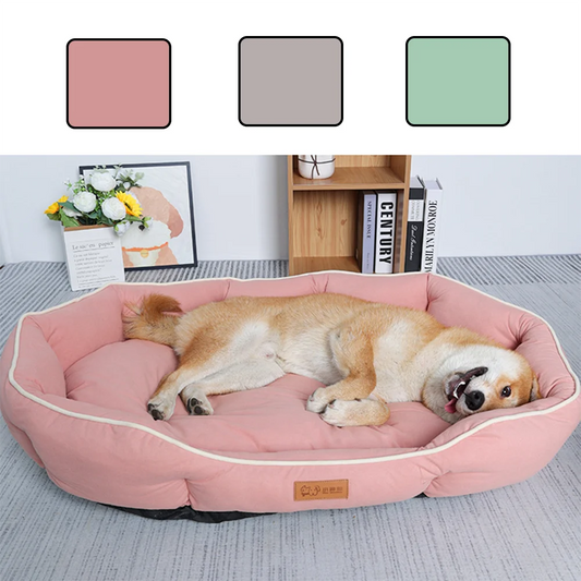Luxury Orthopedic Pet Sofa - Spacious Modern Lounger