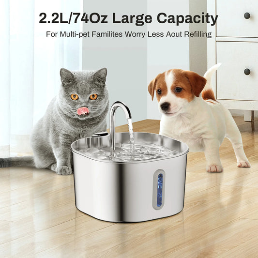 SteelFlow Stainless Steel Water Fountain