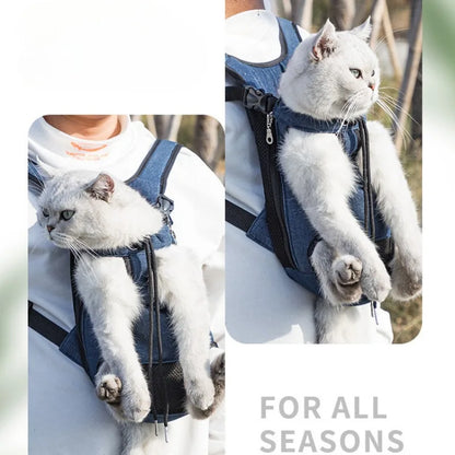 Functional Dual-Shoulder Pet Carrier - Lightweight & Airy