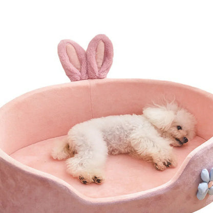Cloud-Soft Detachable Pet Bed - Premium Washable