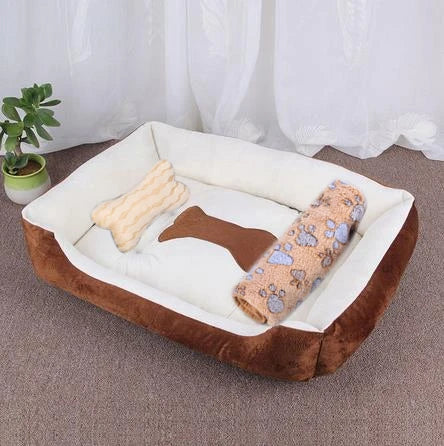 Modern Minimalist Square Pet Nest - Soft & Cozy
