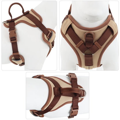Chocolate Velvet Comfort Pet Harness - No-Pull Design