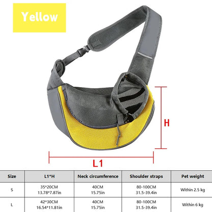 BreatheFree Mesh Dog Sling Bag