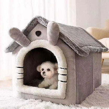 Modern Pet House Bed - All-Season Aesthetic Design