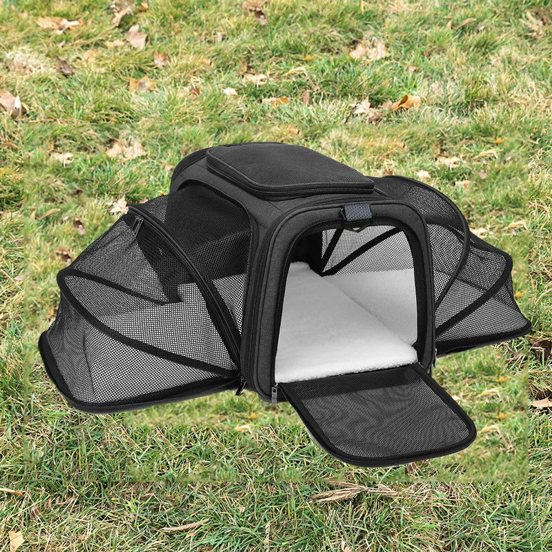 Essential Foldable Pet Carrier - Expandable & Breathable