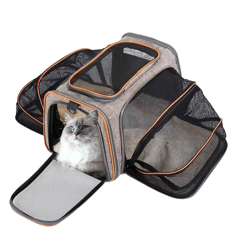 Essential Foldable Pet Carrier - Expandable & Breathable