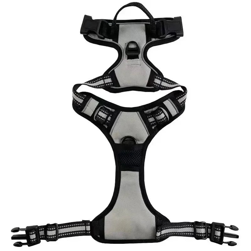 Reflective Minimalist Pet Harness - Secure & Sleek