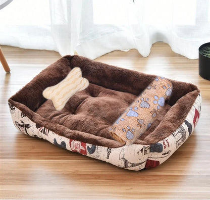 Modern Minimalist Square Pet Nest - Soft & Cozy
