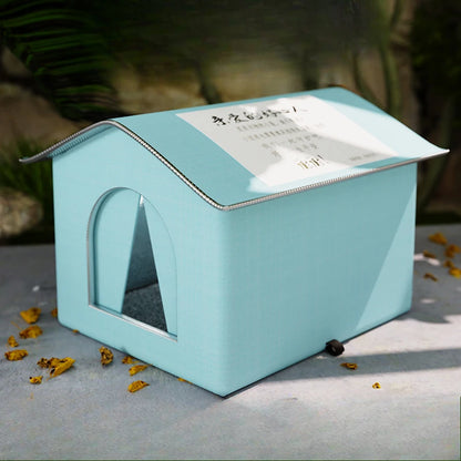 Weather-Ready Outdoor Pet Cave - Foldable Shelter