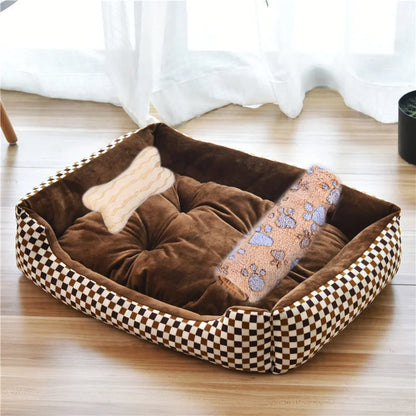 Modern Minimalist Square Pet Nest - Soft & Cozy