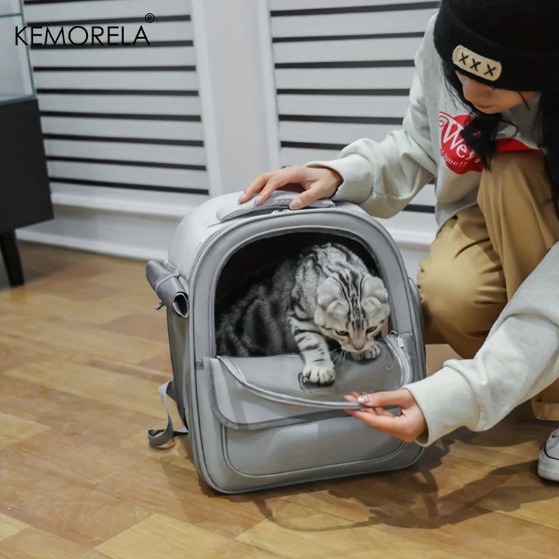 Luxury Transparent Pet Capsule - Outdoor Breathable Gear