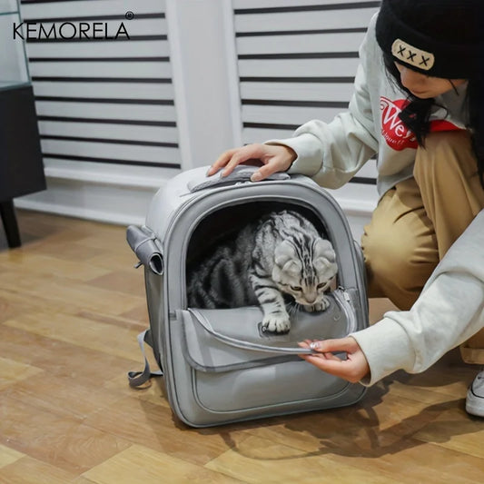 Luxury Transparent Pet Capsule - Outdoor Breathable Gear