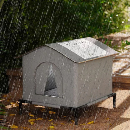 Weather-Ready Outdoor Pet Cave - Foldable Shelter