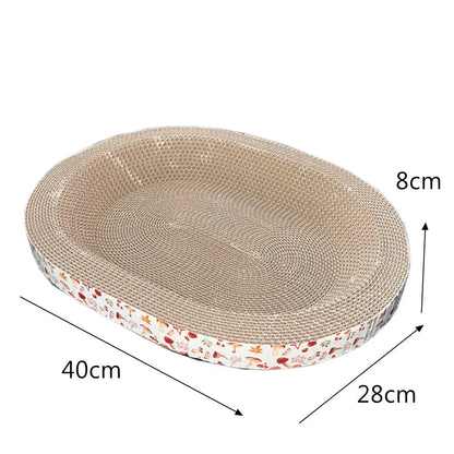 OvalWave Corrugated Cat Scratcher