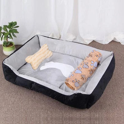 Modern Minimalist Square Pet Nest - Soft & Cozy