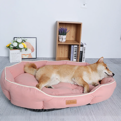 Luxury Orthopedic Pet Sofa - Spacious Modern Lounger
