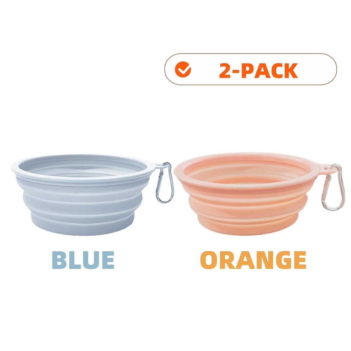 GoPack 2-Piece Collapsible Bowls